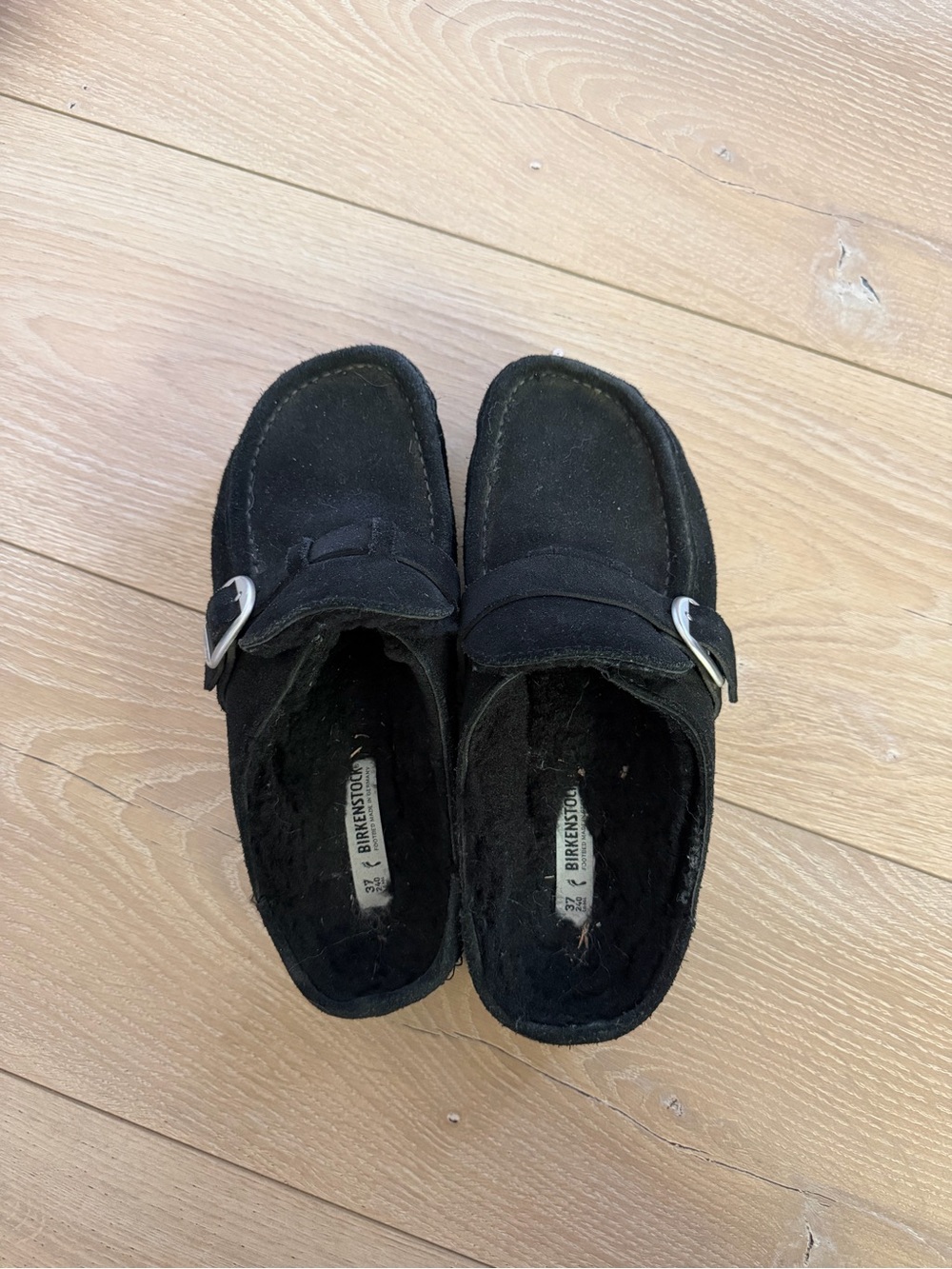 Birkenstock Buckley Shearling Shoes Size 6-6.5 medium/narrow